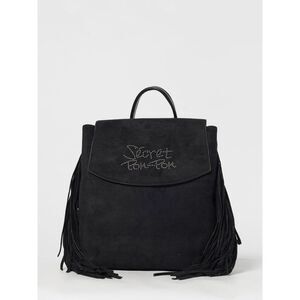 Secret Pon-Pon Backpack Woman Black